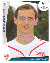 Georg Niedermeier VfB Stuttgart samolepka UEFA Champions League 2009/10 #454